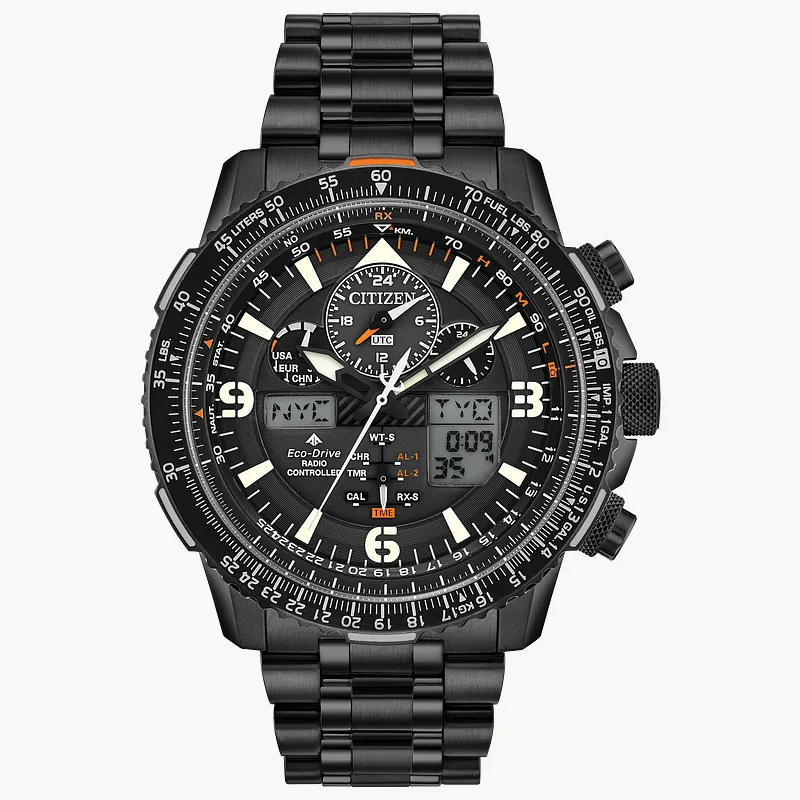 シチズン エコドライブ スカイホーク Promaster Skyhawk A-T - Men's Eco-Drive JY8075-51E Black